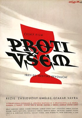 Picture of PROTI VSEM - (3rd Part of Hussite Trilogy)  (1958)  * with hard-encoded English subtitles *