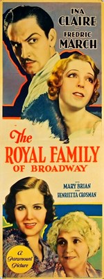 Picture of TWO FILM DVD:  THE ROYAL FAMILY OF BROADWAY  (1930)  +  RUBBER TIRES  (1927)