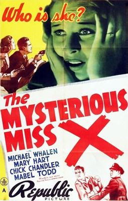 Picture of TWO FILM DVD:  MYSTERIOUS MISS X  (1939)  +  SUBMARINE ALERT  (1943)