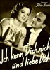 Picture of ICH KENN' DICH NICHT UND LIEBE DICH  (1934)