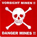 Picture of GERMAN ANTI-MINE POSTER WITH SKULL & CROSSBONES