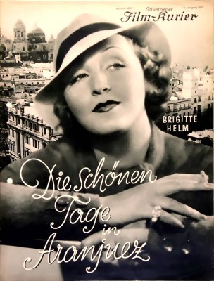 Picture of DIE SCHÖNEN TAGE VON ARANJUEZ  (1933)