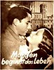 Picture of MORGEN BEGINNT DAS LEBEN (Life Begins Tomorrow) (1933)  * with switchable English subtitles *