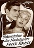 Picture of BEKENNTNISSE DES HOCHSTAPLERS FELIX KRULL  (1957)  * with switchable English subtitles *