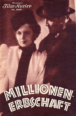 Bild von MILLIONENERBSCHAFT  (1937)