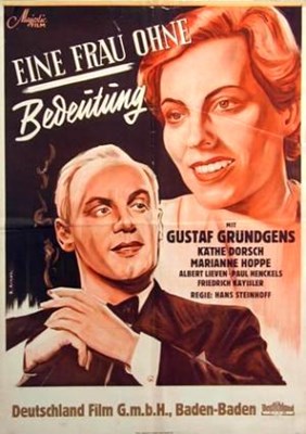 Picture of EINE FRAU OHNE BEDEUTUNG  (1936)