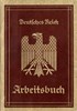 Picture of NAZI GERMANY:  ARBEITSBUCH ISSUED IN LÜBECK  (Bieber, Emma - 1936)