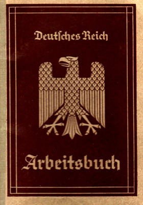 Picture of NAZI GERMANY:  ARBEITSBUCH - TYPE I  (Bautzen - 1935)