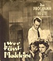 Picture of WER KÜßT MADELEINE  (1939)