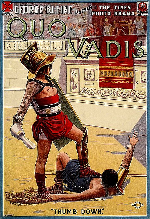 Quo vadis? – Cinelibro Fratelli Treves del 1914 con illustrazioni
