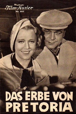 Picture of DAS ERBE VON PRETORIA  (1934)