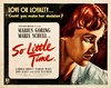 Bild von SO LITTLE TIME  (1951)