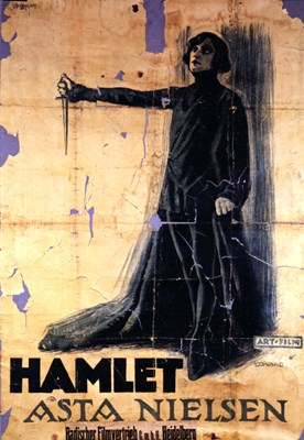 Picture of HAMLET (The Transgender Prince?)  (1921)  * with switchable English and Spanish subtitles *