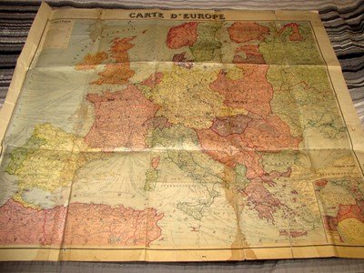Picture of WWII FRENCH MAP OF EUROPE