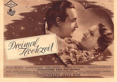 Bild von DREIMAL HOCHZEIT  (1941)