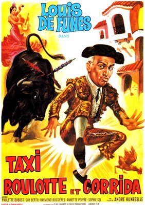 Picture of TAXI, ROULOTTE ET CORRIDA  (Wenn Louis eine Reise tut)  (1958)  * with switchable English subtitles *