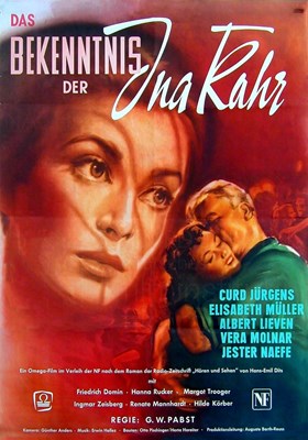 Picture of DAS BEKENNTNIS DER INA KAHR  (Afraid to Love)  (1954)  * with switchable English subtitles *