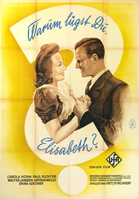 Picture of WARUM LÜGST DU, ELISABETH  (1944)  