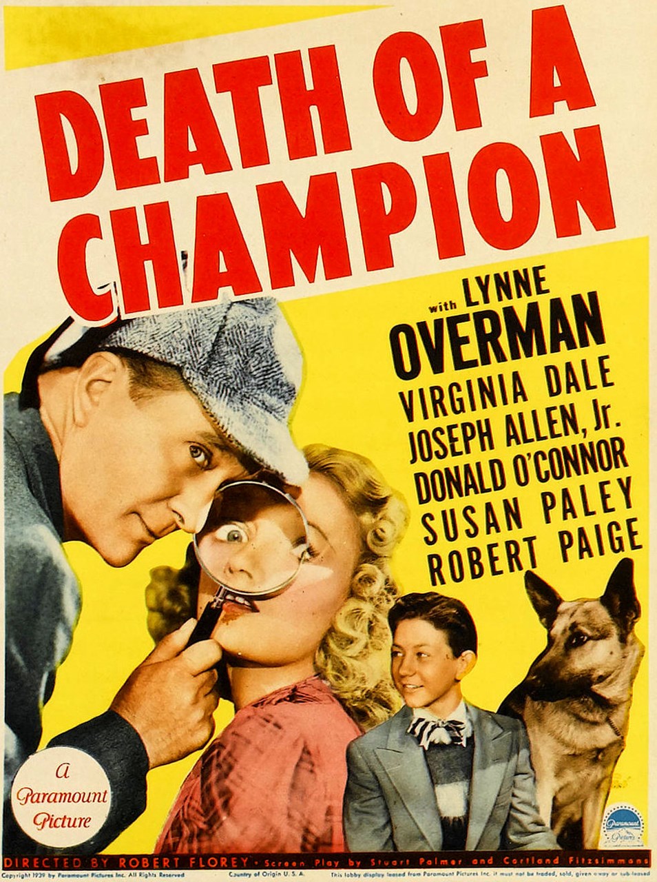 Barn debat Nominering RAREFILMSANDMORE.COM. TWO FILM DVD: DEATH OF A CHAMPION (1939) + DANGEROUS  WATERS (1936)
