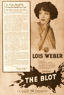 Bild von THE BLOT  (1921)
