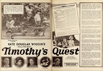 Bild von TIMOTHY'S QUEST  (1922)