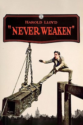 Picture of TWO FILM DVD:  NEVER WEAKEN  (1921)  +  SAFETY LAST  (1923)