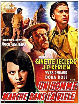 Bild von UN HOMME MARCHE DANS LA VILLE  (A Man walks in the City)  (1950)  * with switchable English subtitles *