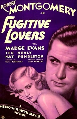 Picture of TWO FILM DVD:  FUGITIVE LOVERS  (1934)  +  PICK-UP  (1933)