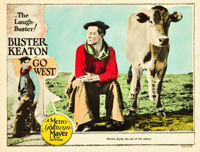 Picture of TWO FILM DVD:  GO WEST  (1925)  +  HANGMAN'S HOUSE  (1928)