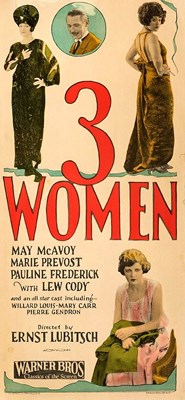 Bild von TWO FILM DVD: THREE WOMEN  (1924)  +  GIRL SHY  (1924)