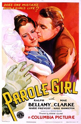 Picture of TWO FILM DVD:  JENNIE GERHARDT  (1933)  +  PAROLE GIRL  (1933)