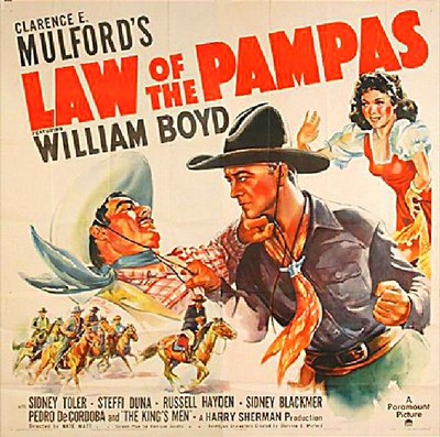 Picture of TWO FILM DVD:  LAW OF THE PAMPAS  (1939)  +  THE FACE AT THE WINDOW  (1939)