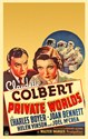 Picture of TWO FILM DVD:  PRIVATE WORLDS  (1935)  +  BARS OF HATE  (1935)
