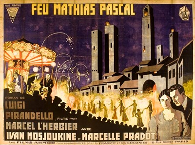Picture of FEU MATHIAS PASCAL  (The Living Dead Man)  (1925)  * with switchable English subtitles *