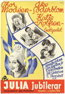 Picture of MISS JULIA CELEBRATES HER JUBILEE  (Fröken Julia jubilerar) (1938)  * with switchable English and Swedish subtitles *