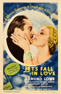 Picture of TWO FILM DVD:  LET'S FALL IN LOVE  (1933)  +  THE CAMERAMAN  (1928)
