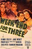 Picture of TWO FILM DVD:  WEEKEND FOR THREE  (1941)  +  THERE GOES THE BRIDE  (1932)