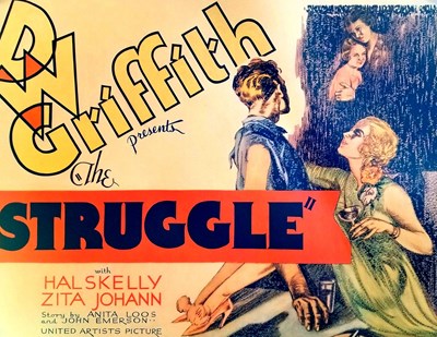 Bild von TWO FILM DVD:  THE STRUGGLE  (1931)  +  THE WHITE ROSE  (1923)