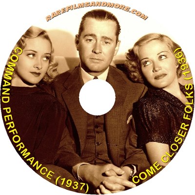 Picture of TWO FILM DVD:  COMMAND PERFORMANCE  (1937)  +  COME CLOSER FOLKS  (1936)