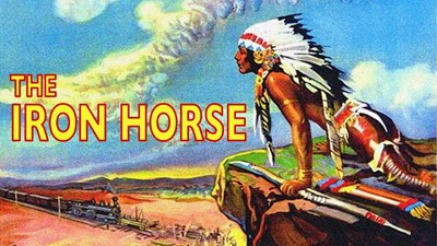 Picture of TWO FILM DVD:  THE IRON HORSE  (1924)  +  THE NUT  (1921)