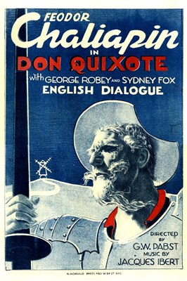Picture of DON QUICHOTTE  (Don Quixote)  (1933)  * with switchable English and Spanish, and hard-encoded Spanish subtitles *