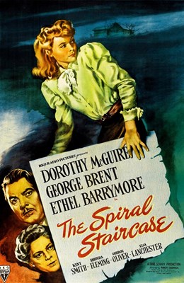 Picture of LA SCALA A CHIOCCIOLA  (The Spiral Staircase)  (1946)  * with switchable English, German, and Spanish subtitles *